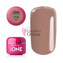 Gel UV Base One Silcare color Flaming Pink 5ml